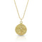Dominique Cohen diamond-kissed dragonfly round pendant necklace, in 18k rose gold <span class='visuallyhidden'>Call, text 323-404-2959 for shopping help.</span>